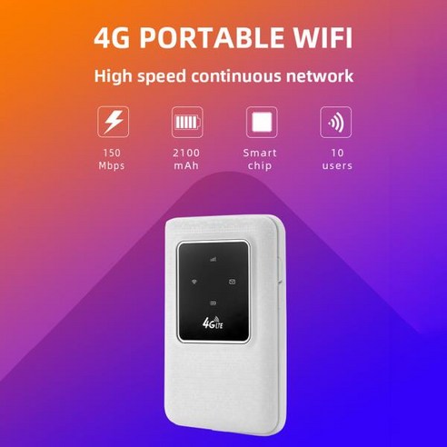 SIM 카드 슬롯 리피터 포함 미니 야외 핫스팟 장치 4G LTE 라우터 휴대용 와이파이 모뎀 2100mAh 모바일, 01 CHINA