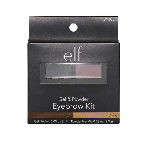 e.l.f. 아이브로우 키트 3.7g, 다크, 1개