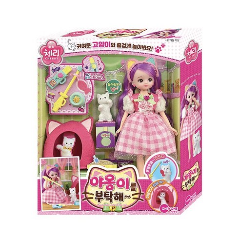 원앤원 체리 야옹이를 부탁해 6358, 단품, 1개
