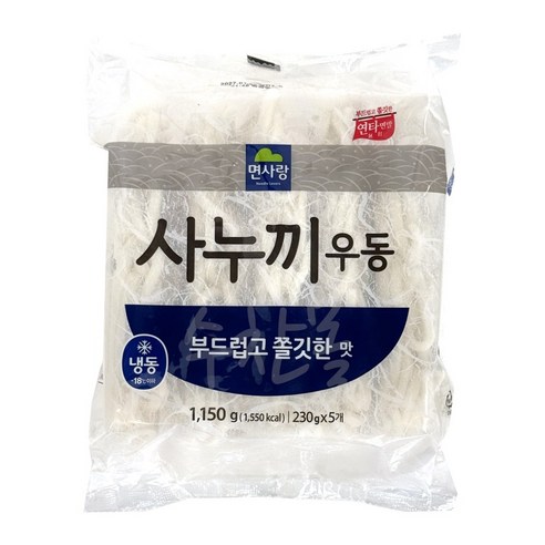 면사랑 냉동 부드럽고 쫄깃한 사누끼(5입) 1.15kg