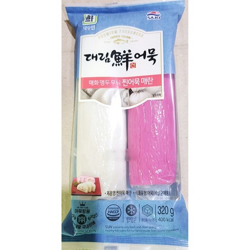 대림선 찐어묵 매란 320g, 1개, 320g