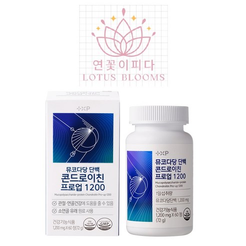 소연골 콘드로이틴 1200 뮤코다당단백 콘드로이친 1200 관절건강기능식품 연골건강기능식품, 1개, 60정