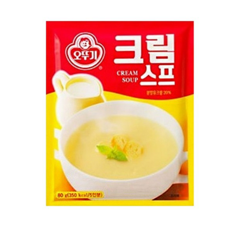 오뚜기 크림 스프, 80g, 6개