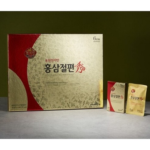 천지인 6년근 홍삼절편 수, 10세트, 120g