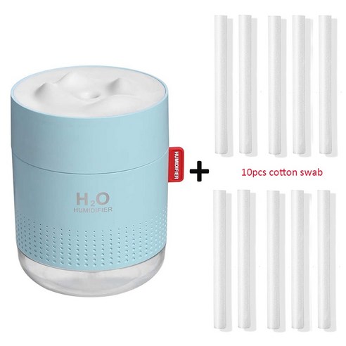 [FNJ] 화이트 스노우 마운틴 가습기 500Ml 초음파 Usb 아로마 디퓨저 진정 라이트 아로마 테라피 Humidificador 홈 Difusor, 라벤더