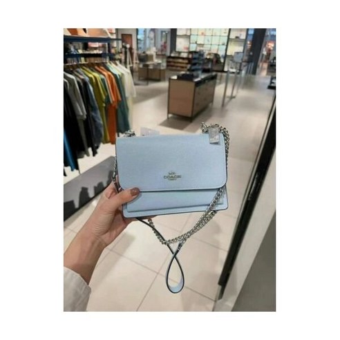 코치 C9949 크로스그레인 가죽 미니 클레어 크로스바디 백 가방 레더