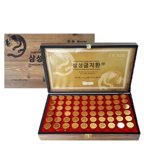 삼성금지환 목함 (3 75g x60환 )+쇼핑백 포합, 1세트, 225g