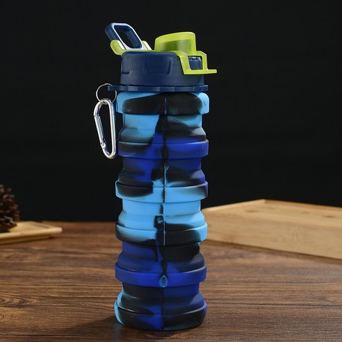 MEIISEO대용량 스포츠 물통 다기능 물병 휴대용 스포츠 물통 대용량 보온병, CamouflageBlue