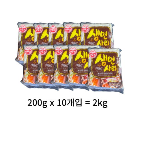 오뚜기 생면사리, 800g, 4개