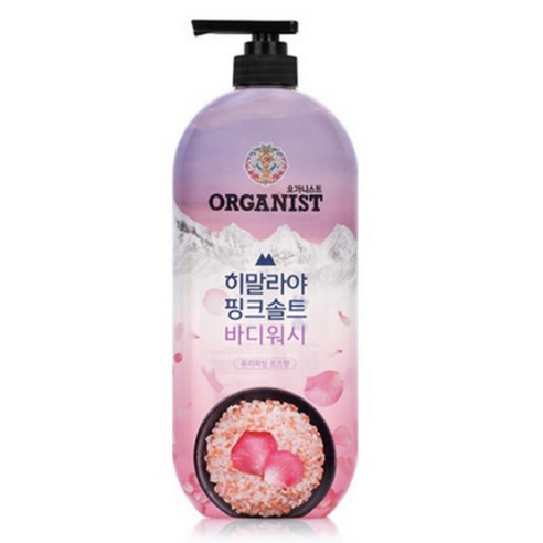 오가니스트 히말라야 핑크솔트 바디워시 로즈향, 865ml, 2개