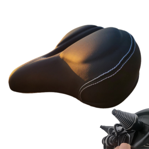 까도사 자전거안장 실내 전기 자전거 젤 안장쿠션, 푹신탄탄, 1개