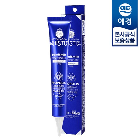 휘슬 덴티스마일 와일드미트 반려동물 치약 고기향, 4개