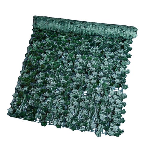 인공 비 울타리 스크린 식물 단풍 헤지 잔디 패널 야외 발코니 정원 뒤뜰에 대한 포도 나무 잎 장식, 50x100cm, PE