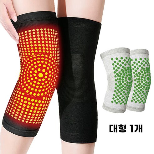 마미업 쑥뜸패치 따뜻한 무릎 보호대, 그레이, 중, 1개