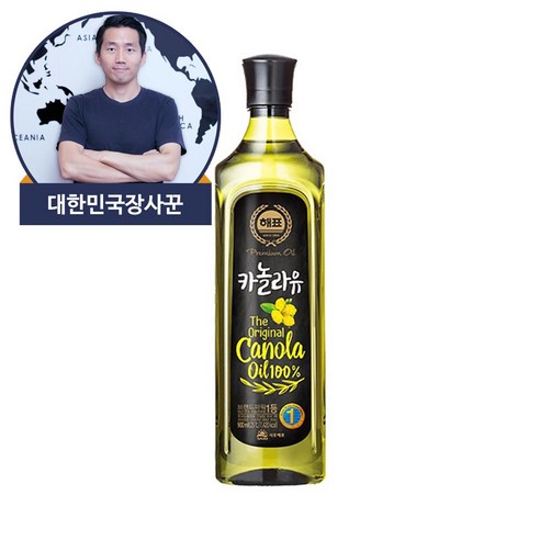 해표 카놀라유 900ml, 1개