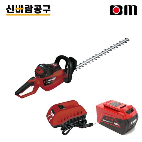 북성BM 충전 전정기 충전식 원예 조경 핸들 90도 회전 이중안정장치 40V 5.0ah(HT40), 1개