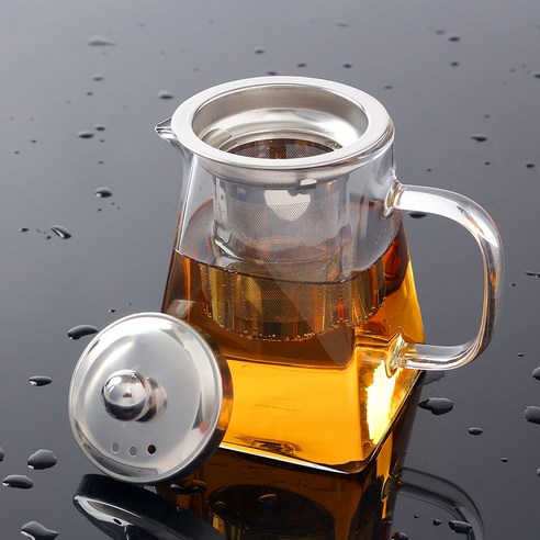 로하티 그라시아 내열유리 차포트: 사각 차우리기의 스타일리시한 보관 솔루션