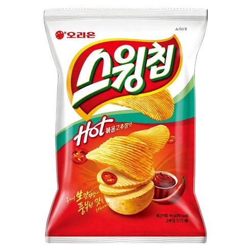 [대용량과자][박스]오리온 미니스낵 스윙칩 볶음고추장맛 30g 30입