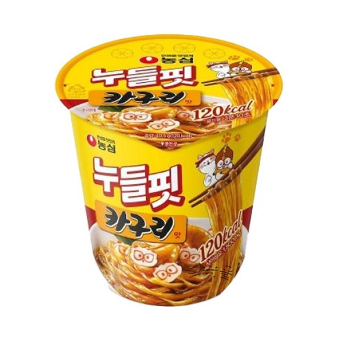 농심 누들핏카구리맛 40.5g, 8개