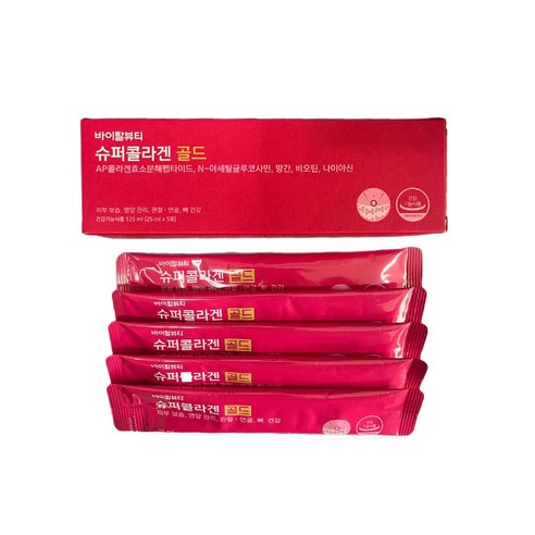 바이탈뷰티 슈퍼콜라겐 골드 25ml x 30앰플 단일 시음용품 바이탈뷰티 슈퍼콜라겐 골드 25ml x 30앰플 단일 시음용품