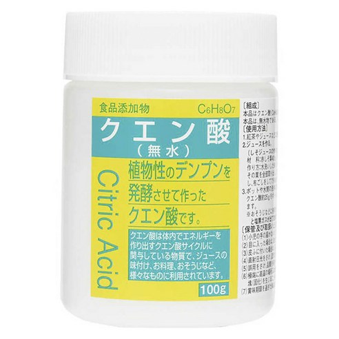 Taiyo Pharmaceutical Co. Ltd 구연산, 1개, 100g