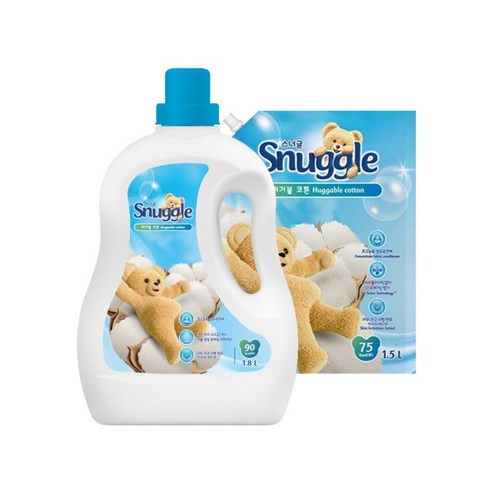 스너글 초고농축 허거블코튼 1.8L + 1.5L, 1세트