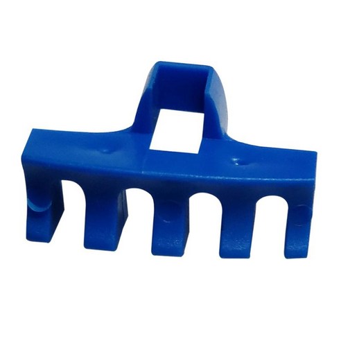 2x배드민턴 스트링 라켓 로드 스프레더 Adpater 스트링 머신 툴 블루, 파란색, PVC
