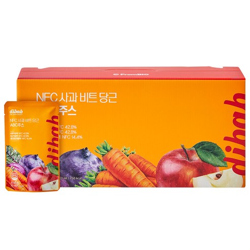 프롬바이오 NFC착즙 사과비트당근 ABC주스, 30포, 70ml