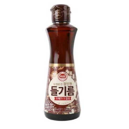 해표 참 진한 들기름 320ml, 1개