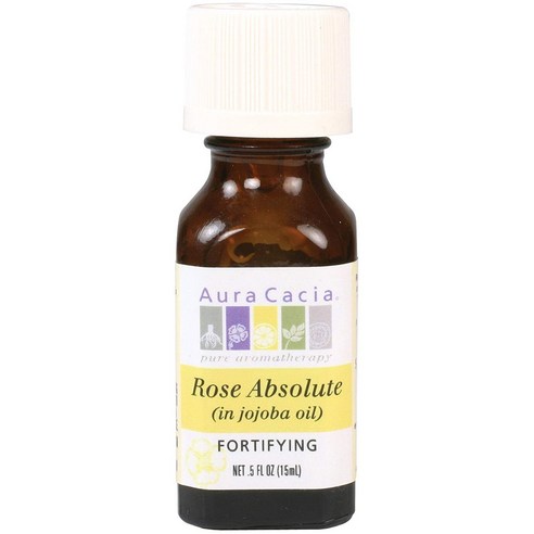 아우라카시아 퓨어 에센셜 호호바 오일 로즈 앱솔루트, 15ml, 1개