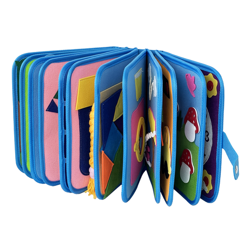 아이의 무한한 가능성을 열어주는 마법, 키젤로 22 in 1 몬테소리 촉감놀이 비지북