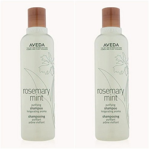 Aveda 아베다 로즈메리민트 퓨리파잉 샴푸 250ml X2팩 rosemary mint purifying shampoo