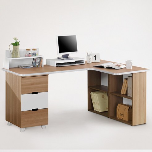 [위퍼니즈] 위니 코너책상 서랍형 (상판 1600mm)