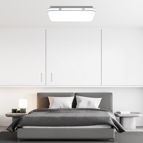 멜리빙 자샤르 직사각 방등 천장등 조명 LED30W 삼성칩 화이트 플리커프리 국내산