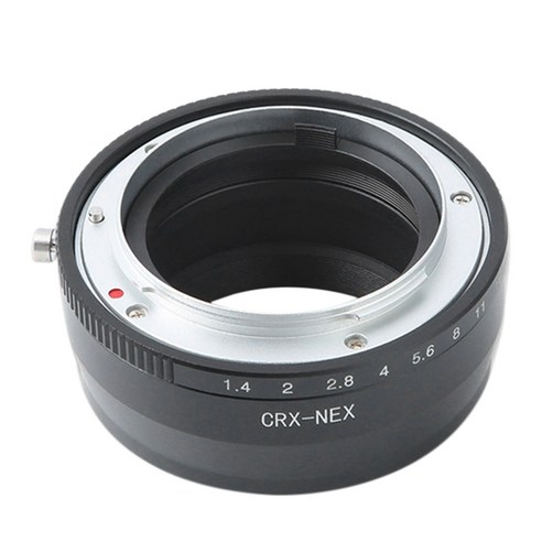 LEEDSEN CRX-NEX 렌즈 마운트 어댑터 카메라 렌즈 Contarex 렌즈와 소니 NEX 카메라를 연결하는 링을 중심으로, 보여진 바와 같이, 하나