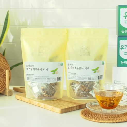 환절기 건강 지킴이, 올바르다 유기농 작두콩차!