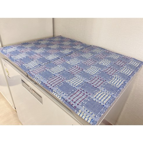 빈티지한 매력과 편리함이 어우러진 자영인테리어의 맞춤형 김치냉장고 커버