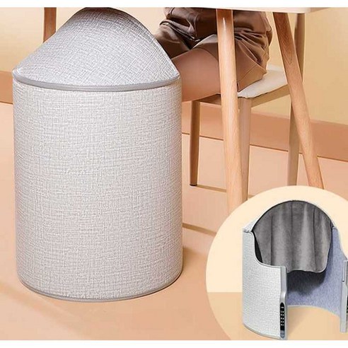 동글 스쿱 히팅 패드 – 전기 난방기 및 파티션 히터, 사무실 및 무릎용 기본 모델 (탈부착형 보온 담요)