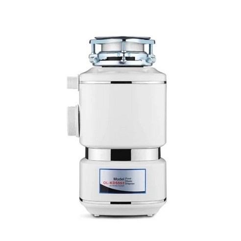 음식물 처리기 분쇄기 파쇄기 주방 음식물 쓰레기 처리기 가정용 싱크대 하수구 주방 쓰레기 분쇄기, 하얀