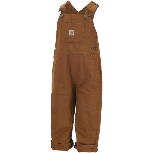 Carhartt Boys' Toddler Bib Overall Brown 3T 4122292604