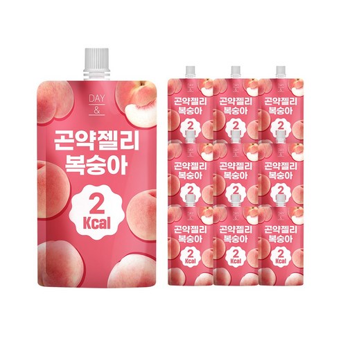데이앤 2칼로리 곤약젤리 복숭아