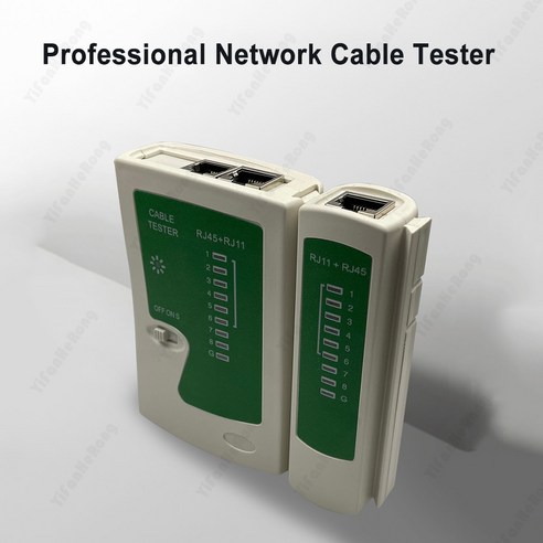 랜테스터기 랜선 케이블 멀티 네트워크 테스터 RJ45 RJ11 RJ12 Cat5 Cat6 LAN 네트워킹 와이어 전화선 감지기 추적기 도구 키트