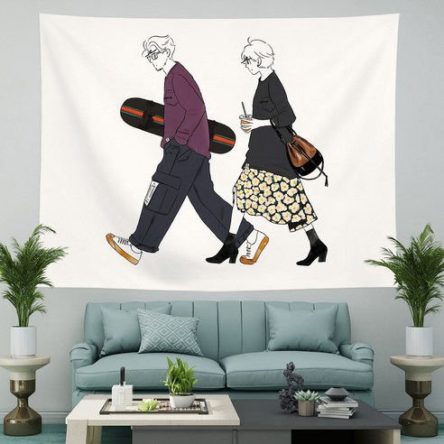 패브릭 포스터로 연출하는 감성적인 인테리어