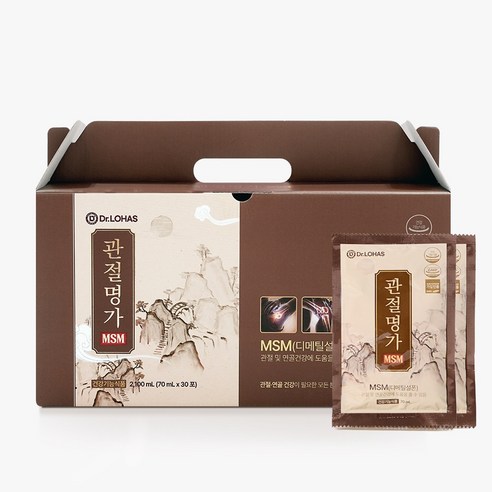 닥터로하스 관절명가 MSM 관절액상 즙 수용성 발효칼슘 부원료 보스웰리아 함유, 30개, 30회분