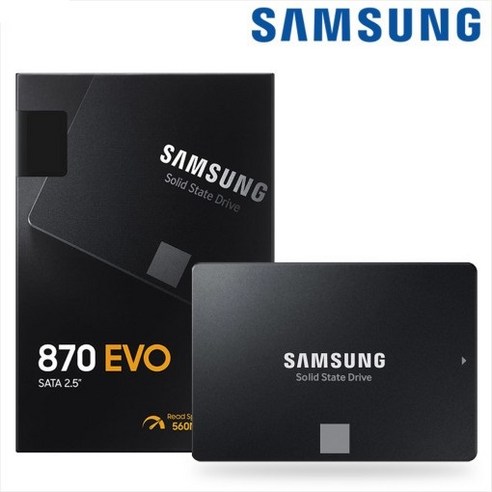 삼성전자 삼성 SSD 870 EVO 500GB SATA 2.5인치 노트북 테스크탑 정품 하드디스크