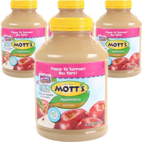 모트스 애플소스 내추럴, 1.3kg, 4개, NATURAL