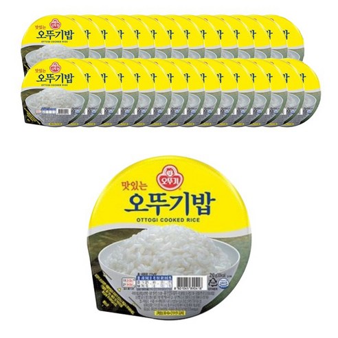 오뚜기 맛있는 오뚜기밥, 210g, 30개