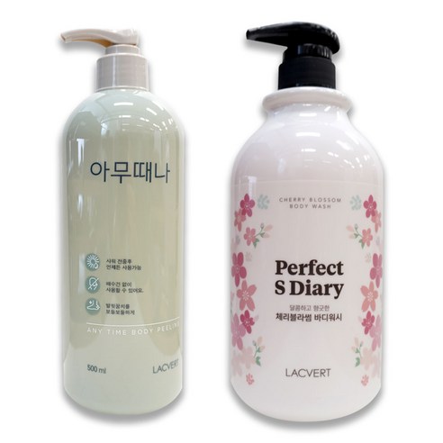 라끄베르 아무때나 때필링 500ml+바디워시 1L