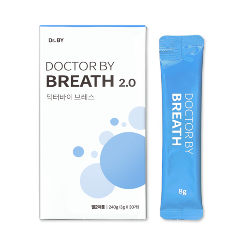 닥터바이 브레스 강아지 기관지 영양제 호흡기 켁켁거림 기침 보조제