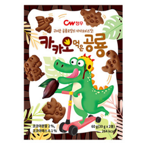 청우 카카오 먹은 공룡, 60g, 10개